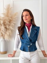Colete Denim Estruturado