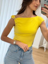 Top Simone Amarelo