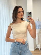 Top Simone Bege