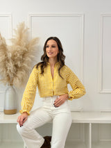 Blusa Vichy Amarela