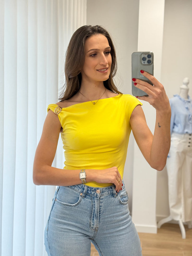Top Simone Amarelo
