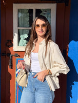 Blusa Linho Bege