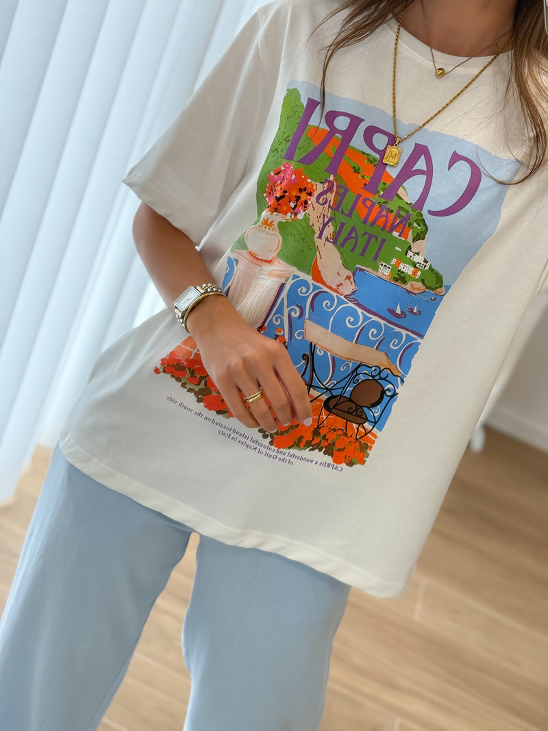T-shirt Oversize Capri