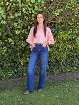Blusa Linho Rosa