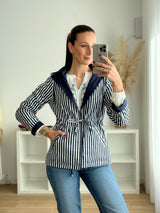 Parka Reversível Azul
