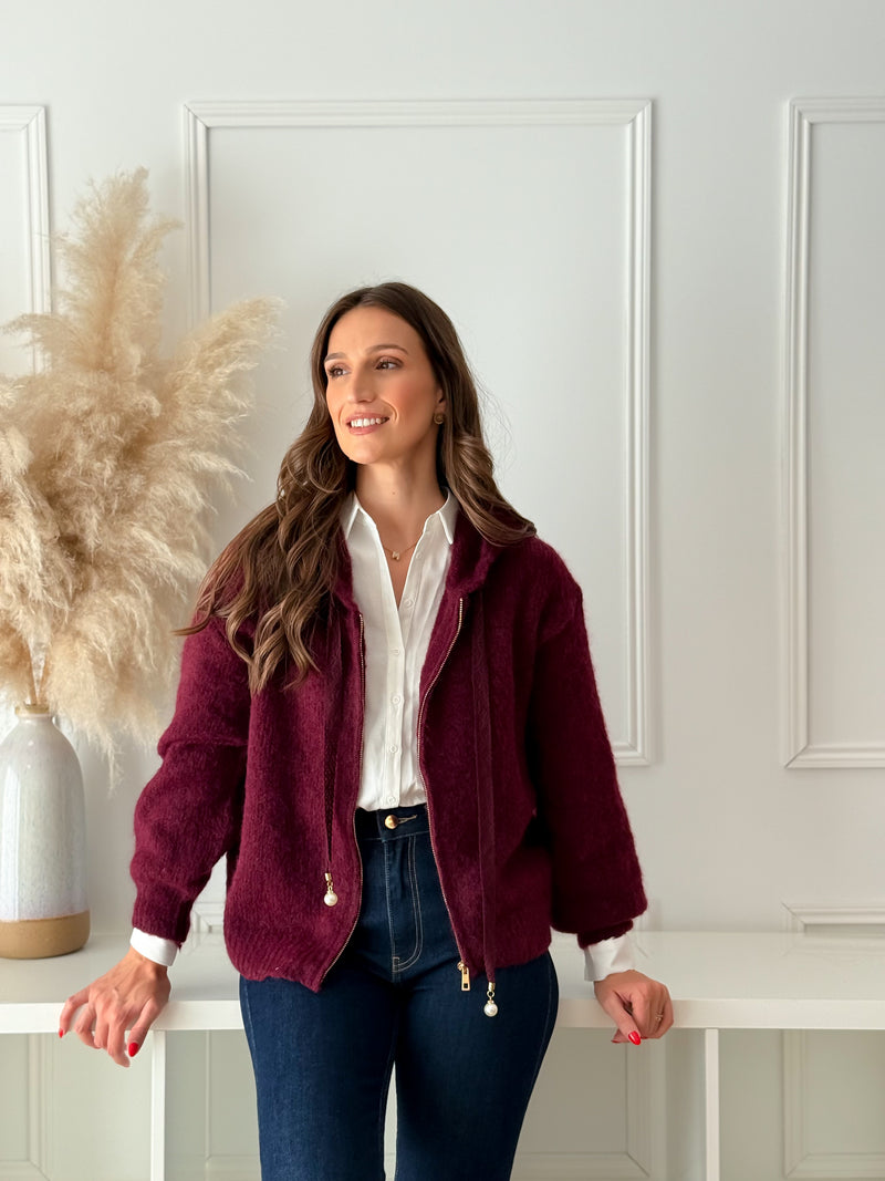 Casaco Céline Burgundy