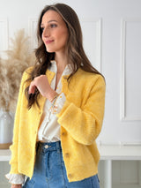 Cardigan Sara Amarelo