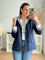 Parka Reversível Azul