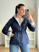 Parka Reversível Azul