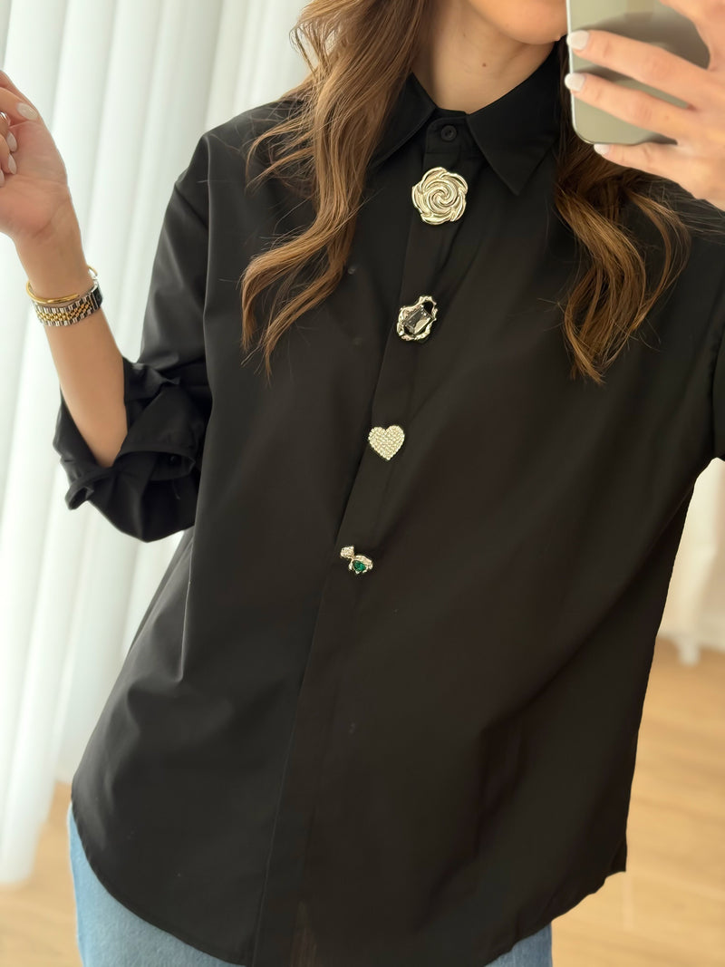 Camisa Maria Preta