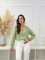Blusa Vichy Verde