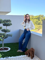 Blusa Linho Bege