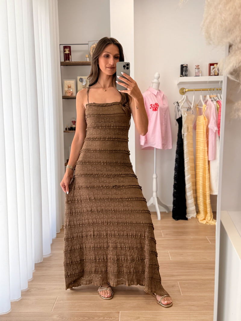 Vestido Castanho “Tenerife”