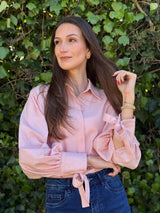 Blusa Linho Rosa