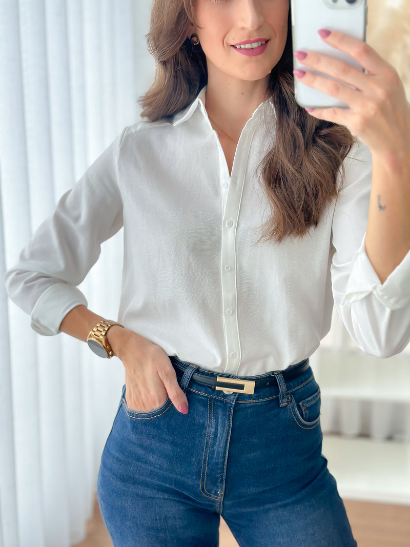 Camisa Básica Branca