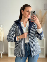 Parka Reversível Azul