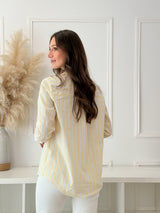 Camisa Amarela Riscas