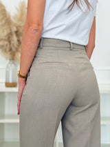 Calças de Alfaiataria Taupe