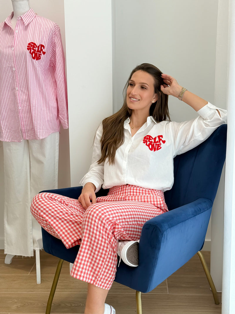 Camisa Love Branca