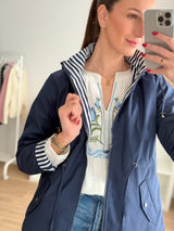 Parka Reversível Azul