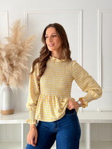 Blusa Xadrez Corações