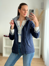 Parka Reversível Azul
