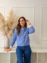 Cardigan Azul