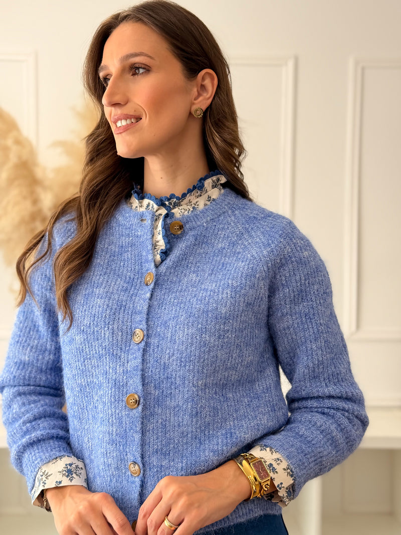 Cardigan Azul
