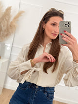 Blusa Linho Bege