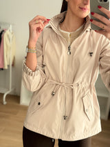 Parka Reversível Bege