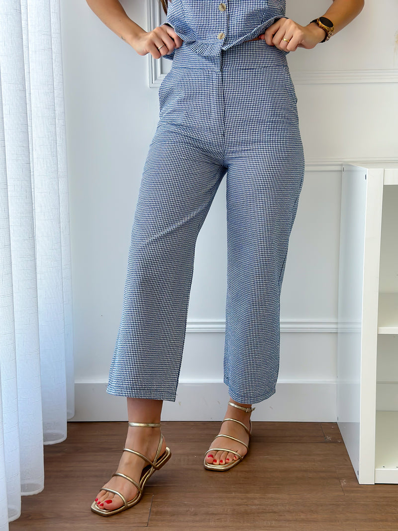 Culotte Vichy Azul