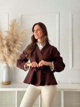 Casaco Choco Cintado