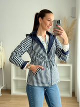 Parka Reversível Azul