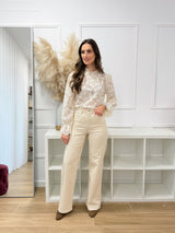 Blusa Rendilhada Romântica