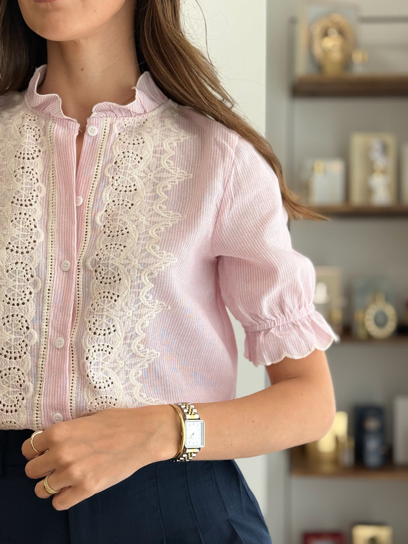 Blusa Diana Rosa