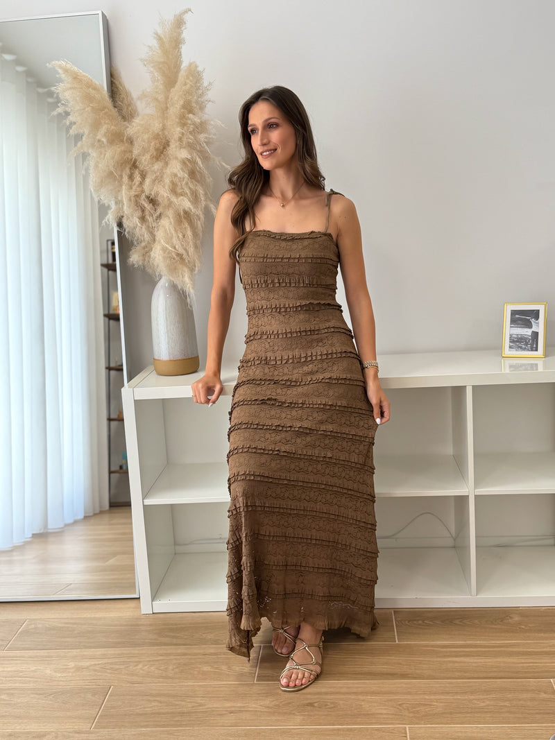 Vestido Castanho “Tenerife”