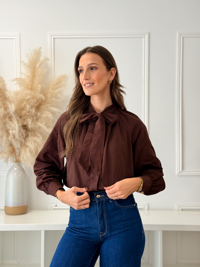 Blusa Laço Choco