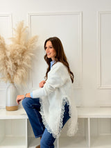 Malha Assimétrica c/ Renda Branca