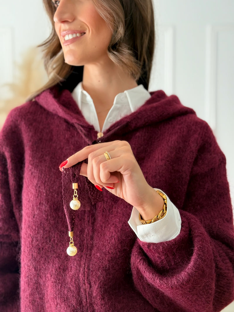 Casaco Céline Burgundy