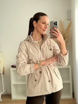 Parka Reversível Bege