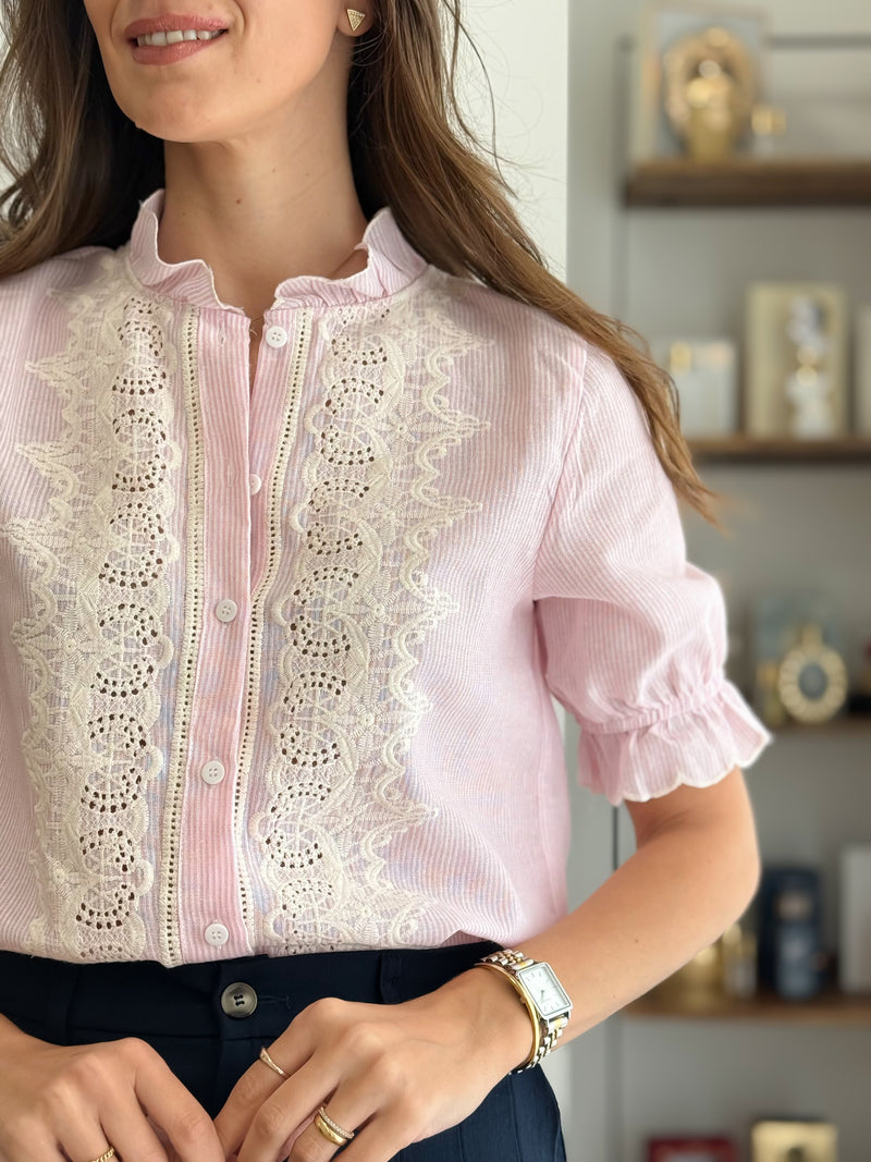 Blusa Diana Rosa