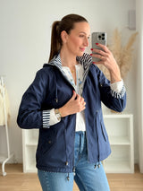 Parka Reversível Azul