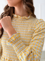 Blusa Xadrez Corações