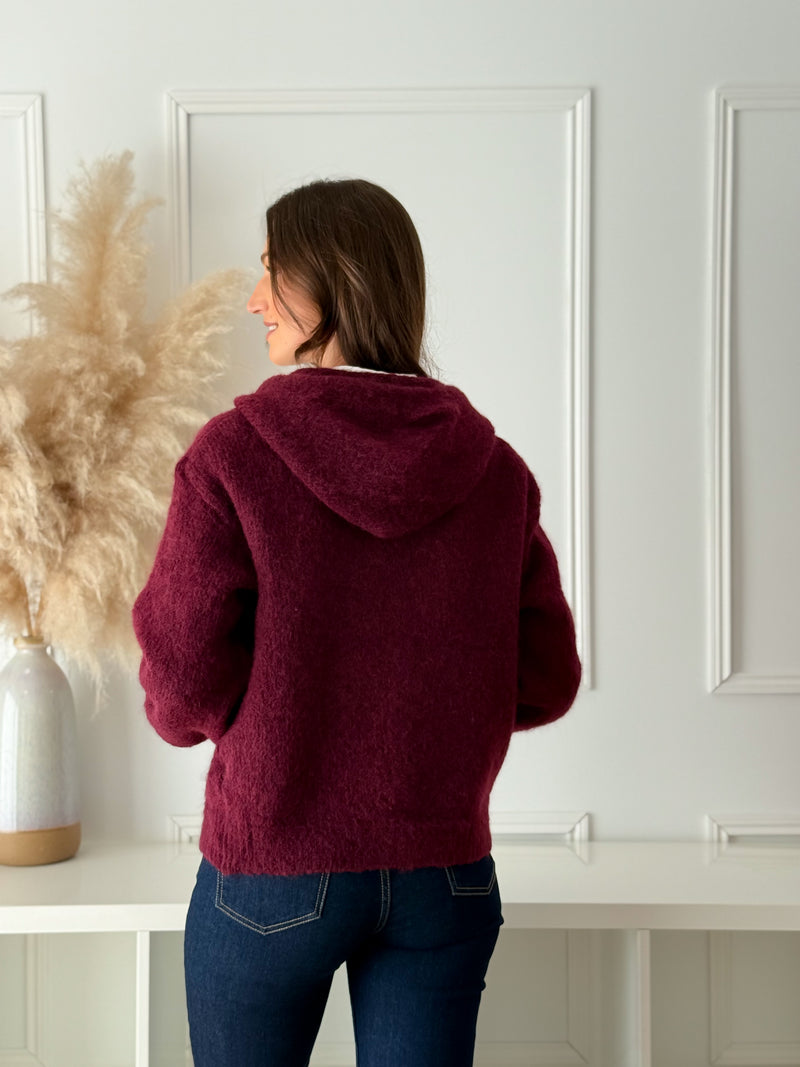 Casaco Céline Burgundy