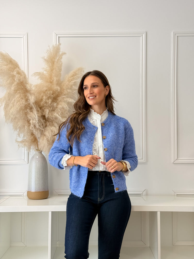 Cardigan Azul