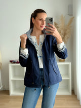 Parka Reversível Azul