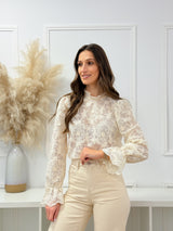 Blusa Rendilhada Romântica