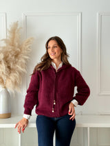 Casaco Céline Burgundy