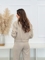 Casaco Elegante Taupe