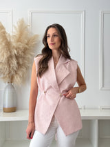 Colete Rosa Elegante